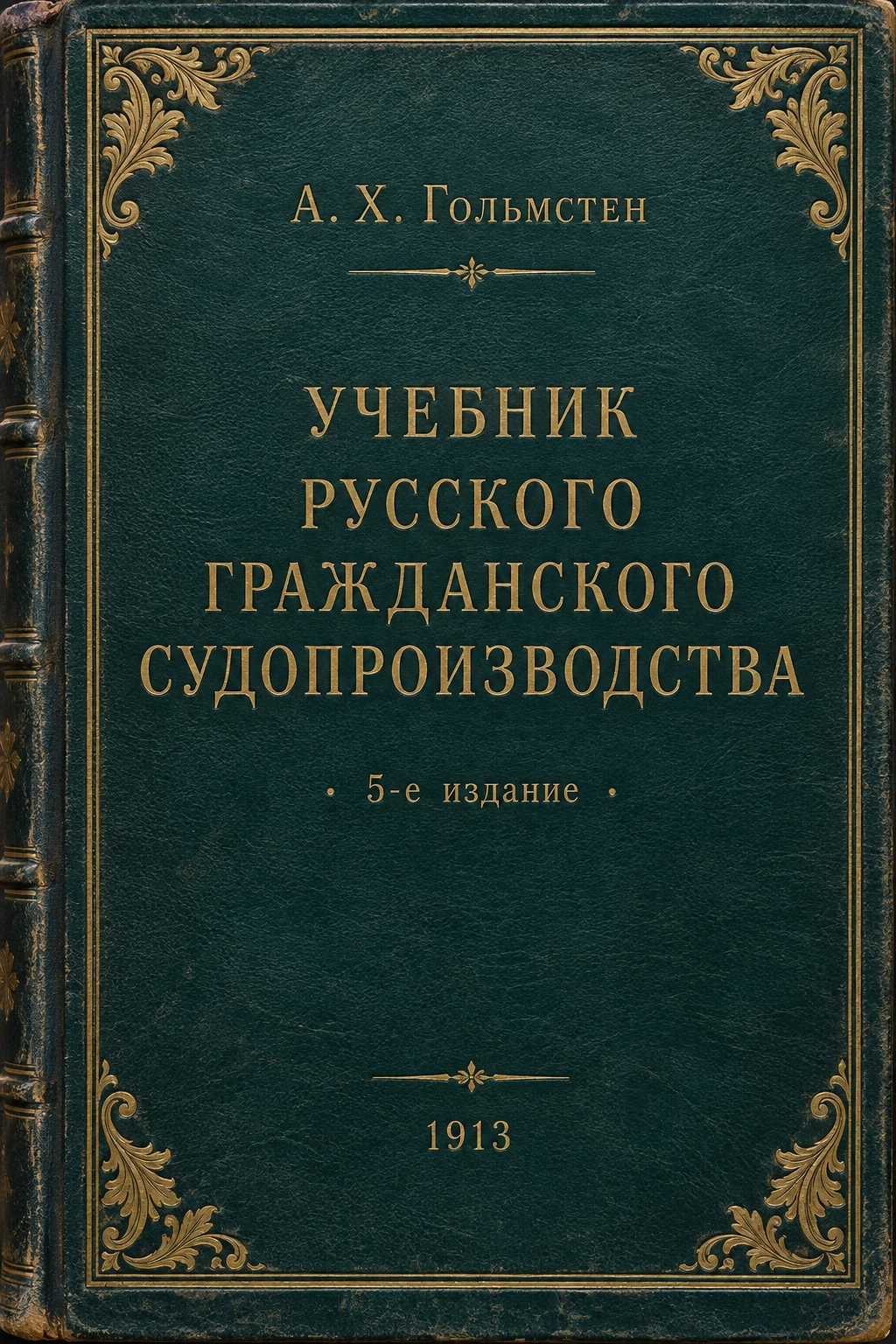 Обложка книги «Учебник русского гражданского судопроизводства»